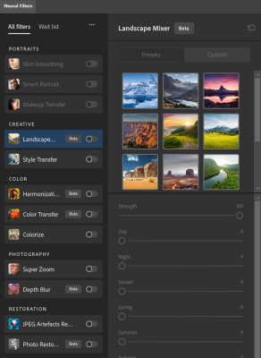 neural filters in photoshop